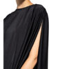 Balenciaga Kleid mit Cape, Schwarz