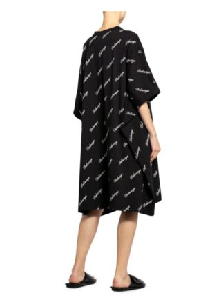 Balenciaga Oversized-Kleid, Schwarz