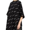Balenciaga Oversized-Kleid, Schwarz