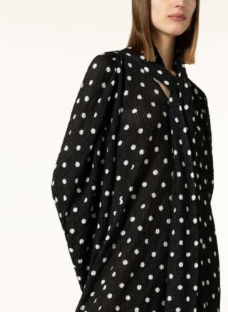 Balenciaga Oversized-Strickkleid, Schwarz
