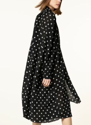 Balenciaga Oversized-Strickkleid, Schwarz