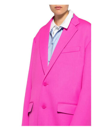 Balenciaga Oversized-Wollmantel, Pink