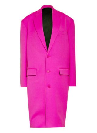 Balenciaga Oversized-Wollmantel, Pink