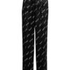 Balenciaga Seidenhose, Schwarz