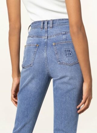 Balmain Bootcut Jeans, Blau