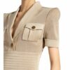 Balmain Etuikleid, Beige