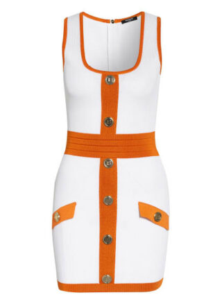 Balmain Etuikleid, Orange