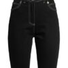 Balmain Jeans-Shorts, Schwarz