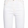 Balmain Jeans-Shorts, Weiß