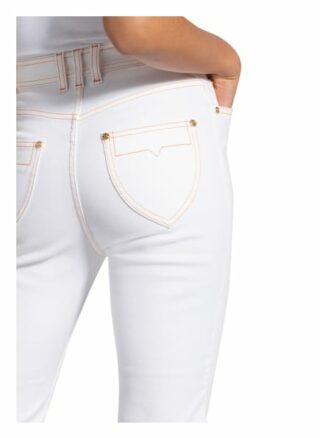 Balmain Jeans-Shorts, Weiß