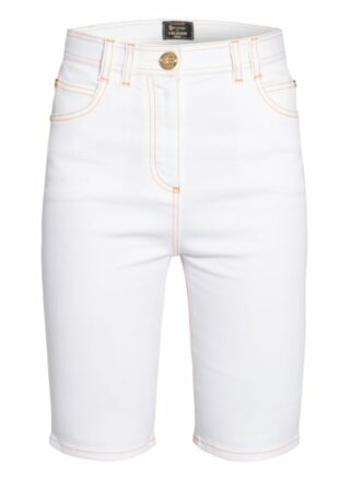 Balmain Jeans-Shorts, Weiß