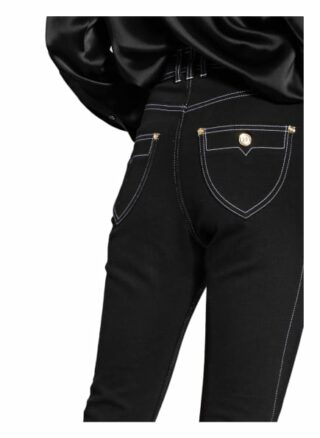 Balmain Skinny Jeans, Schwarz