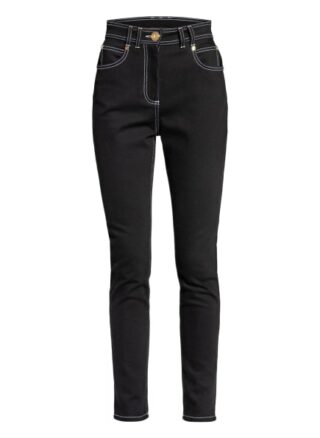 Balmain Skinny Jeans, Schwarz