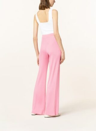 Balmain Strickhose aus Cashmere mit Seide, Pink