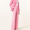 Balmain Strickhose aus Cashmere mit Seide, Pink