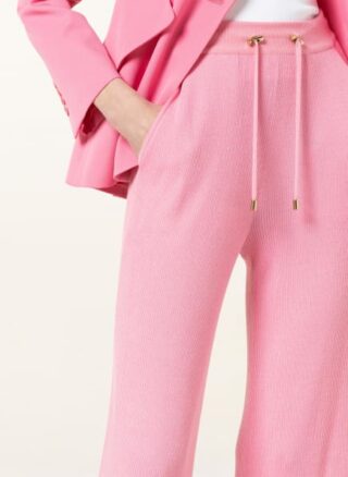 Balmain Strickhose aus Cashmere mit Seide, Pink
