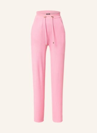 Balmain Strickhose aus Cashmere mit Seide, Pink