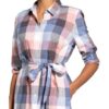Barbour Hemdblusenkleid, Blau