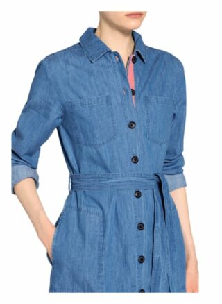 Barbour Hemdblusenkleid Tynemth, Blau