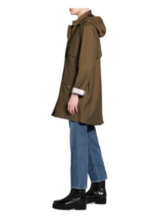 Barbour Parka Blacket mit Kapuze, Grün