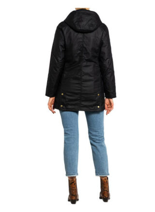 Barbour Parka Bower Wax, Blau