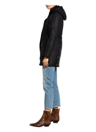 Barbour Parka Bower Wax, Blau