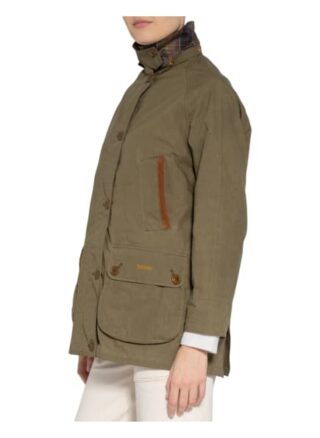 Barbour Parka Shproof mit Kapuze, Grün