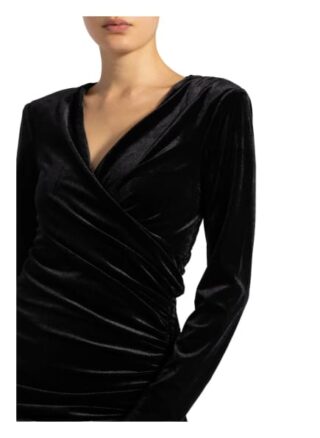 Bardot Samtkleid Isla, Schwarz