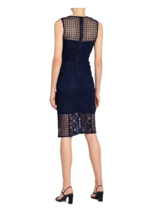 Bardot Spitzenkleid, Blau