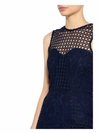 Bardot Spitzenkleid, Blau