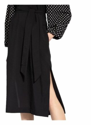 Baum und Pferdgarten Kleid Amadorah, Schwarz
