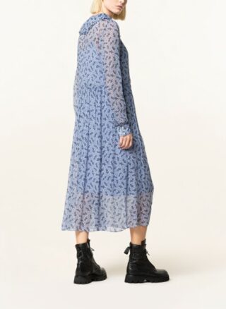 Baum und Pferdgarten Kleid Amaira, Blau