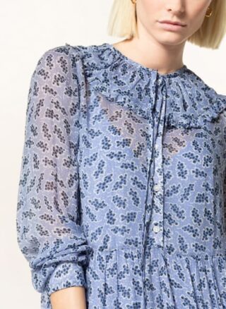 Baum und Pferdgarten Kleid Amaira, Blau