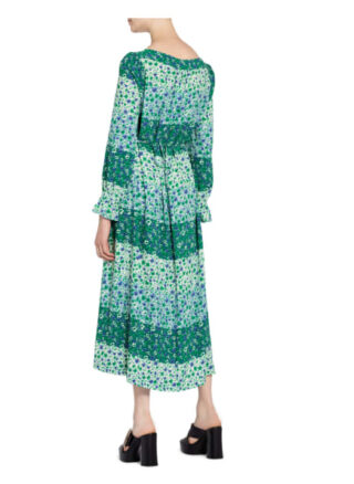 Baum und Pferdgarten Kleid Asayo, Grün