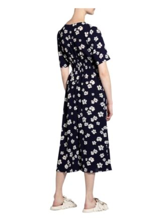 Baum und Pferdgarten Kleid Avari, Blau