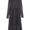 Baum und Pferdgarten Kleid Jocelina, Schwarz