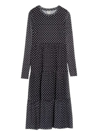 Baum und Pferdgarten Kleid Jocelina, Schwarz