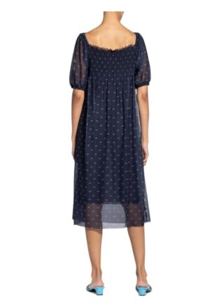 Baum und Pferdgarten Kleid Judith aus Mesh, Blau