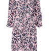 Berenice Kleid mit 3/4-Arm, Blau