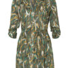 Berenice Kleid mit 3/4-Arm, Grün