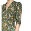 Berenice Kleid mit 3/4-Arm, Grün