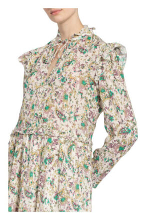 Berenice Kleid mit Glitzergarn, Beige