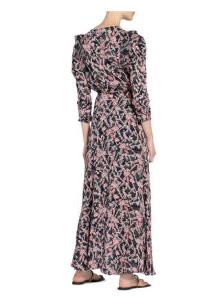 Berenice Wickelkleid mit 3/4-Arm, Blau