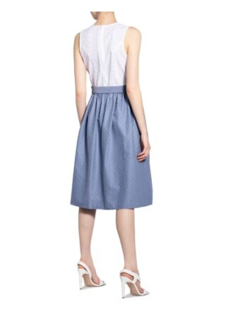 Berwin & Wolff Kleid mit Lochspitze, Blau