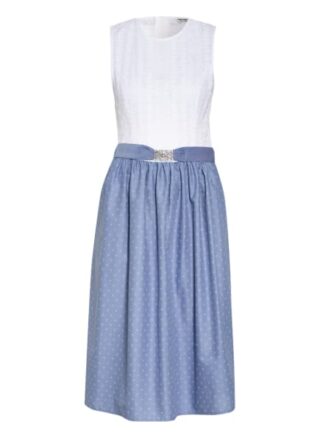 Berwin & Wolff Kleid mit Lochspitze, Blau