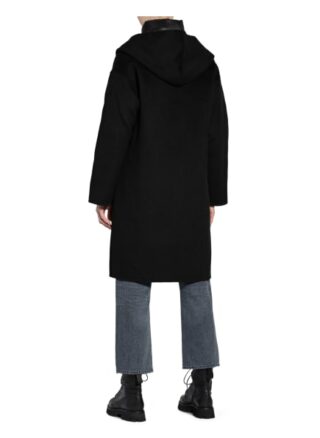 Blauer 3-in-1-Mantel, Schwarz