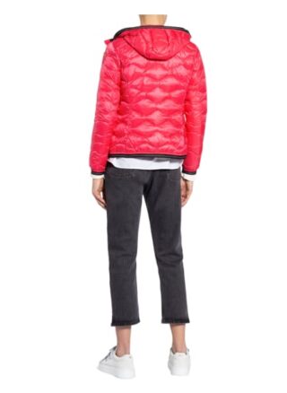 Blauer Daunenjacke Sara, Pink