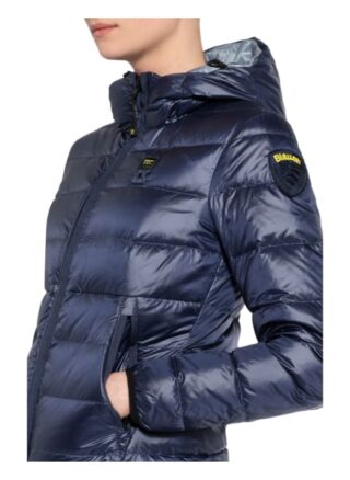 Blauer Daunenjacke Wanda, Blau
