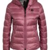 Blauer Daunenjacke Wanda, Pink