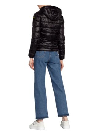 Blauer Daunenjacke Wanda, Schwarz
